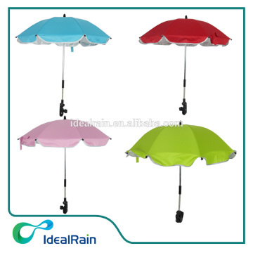 Flexible baby stroller umbrellas for sun and rain,cheap outdoor baby umbrella