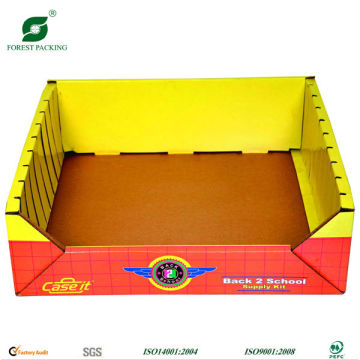 WINDOW CORRUGATED PDQ DISPLAY BOX