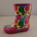 Barnens Polka Dot utskrift gummi Rainboots