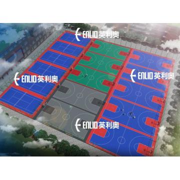 Basketball Court Tiles Interlocking Sports Flooring