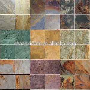 Chinese different colou flooring slate