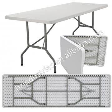 The utility wood round folding dining table