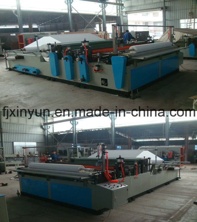 Automatic Jumbo Roll Toilet Paper Slitting and Rewinding Machine