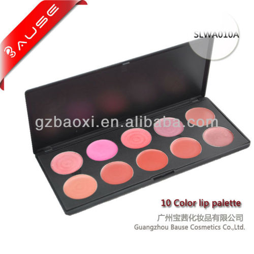 Cosmetics Wholesale!Professional 10 color makeup Lip Palette