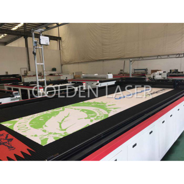 Large Printed Mesh Banner Laser Cutting Machine