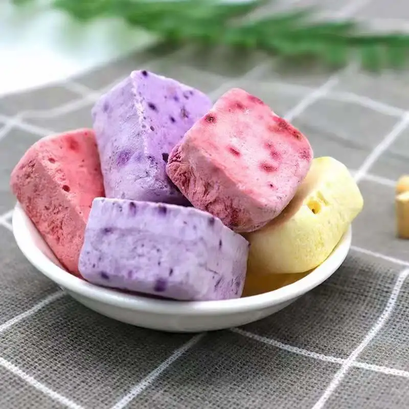 Freeze-Dried Yogurt Cubes for Cereal