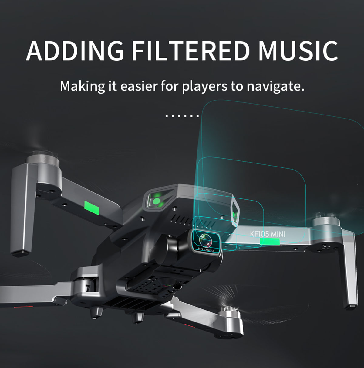 KF105 Drone 4K HD Camera GPS Brushless EIS Anti-Shake Photography Professional Image Transmission Foldable RC Quadcopter