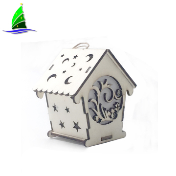 Led Light Cabins Chalet  Wooden House Decorations