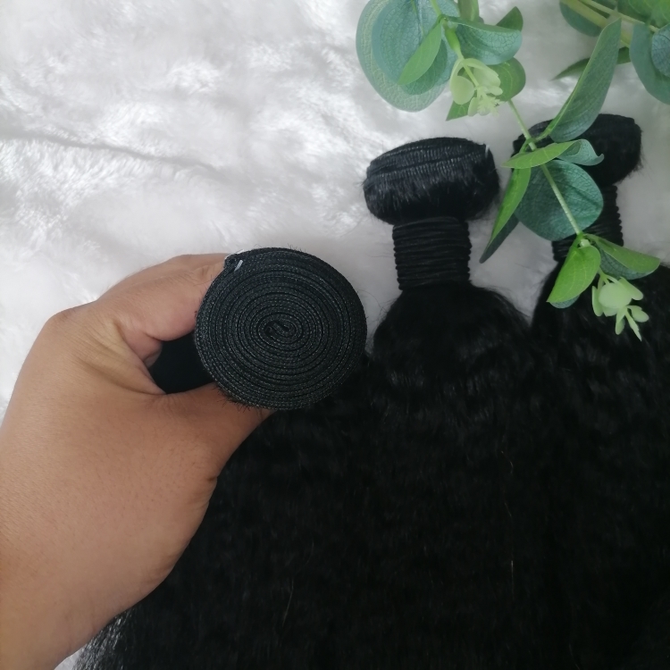YAKI kinky straight 30 inch  Wholesale price Human Hair  Cuticle Aligned Hair Free Sample 8A Silky Brazilian Hair Bundle