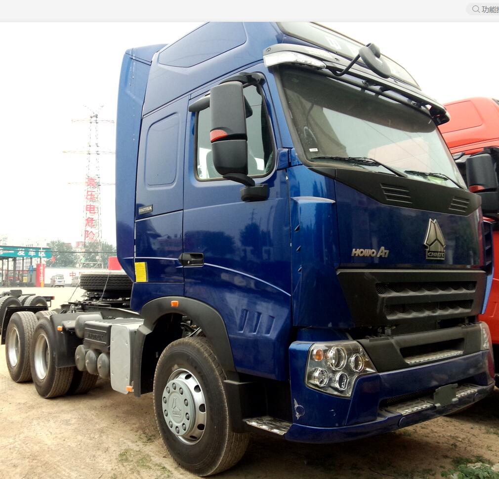 55 ton powerful heavy duty HOWO A7 6x4 420 hp prime mover