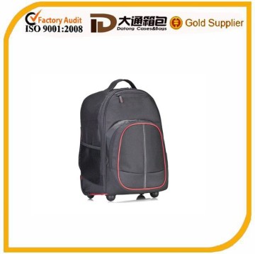 600D oxford 16" compact high quality rolling soft backpack