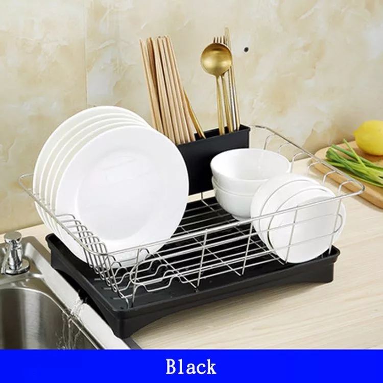 Hot Jual Stainless Steel Coating Kitchen Over Dish Dish Drying Rack