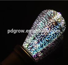 Color Changing ST64 Fireworks decoration 3D LED bulbs Led Christmas Fireworks Light Outdoor Led Chasing Christmas Lights
