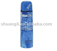 Double wall stainless steel Bullet vacuum flask