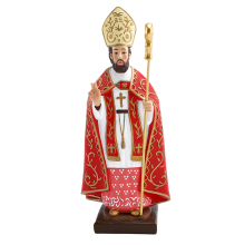 9 Inch Saint Oronzo Statue: A Resin Sculpture, Decoration, and Religious Gift on a Base