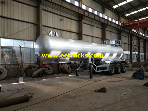 24000L 25ton ثاني أكسيد الكبريت ناقلات مقطورة