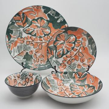 Wholesale high quality ceramic dinnerware set ceramic Japannish dinnerware