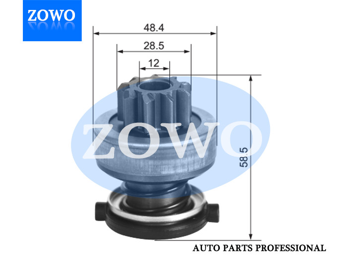 54 9162 Starter Bendix 10t Bosch