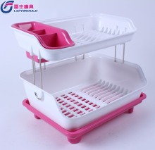 High quality plastic kitchen storage rack mould
