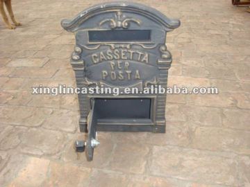 suspendedtype cast iron mail box