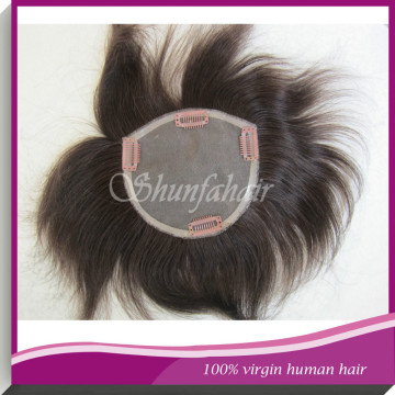 No tangle no shedding clip in brazilian hair,clip in top closure,clip in lace closure