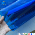 Coustomized blue PVC translucent soft film