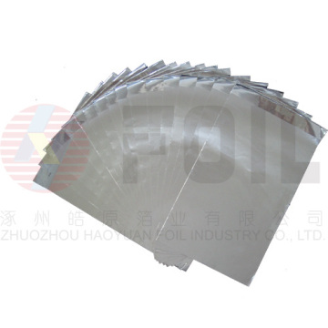 edge folded pre-cut foil sheet