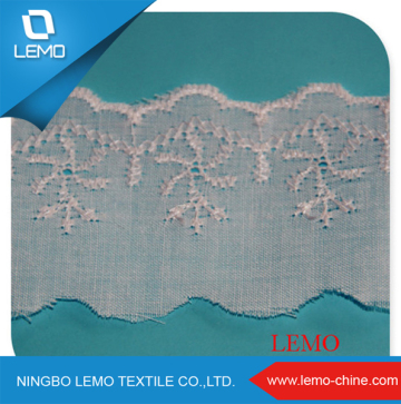 factory price cotton embroidered tc lace