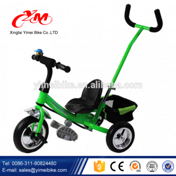 New Patent Children Tricycle with trailer/German Children Metal frame Tricycle With push bar/New design Children Tricycle toy