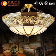 modern marble nice brass ceiling lamps, fancy glass brass stone living room hot sell ceiling lamps