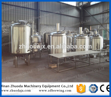 Stainless steel Beer Brewing Equipment 1000l 500l Beer Making Plant