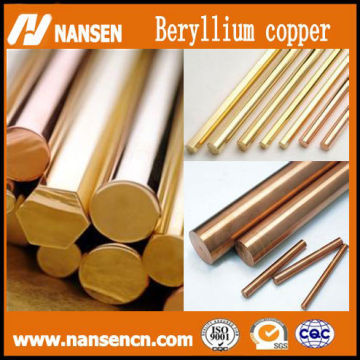 Beryllium Copper / BeCu rod / BeCu bar C17200 Beryllium Copper soild slab