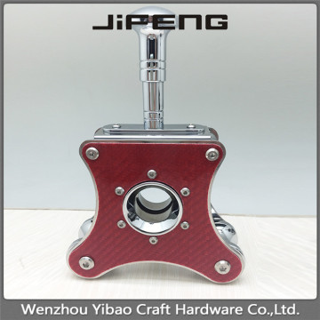 silver High End double blade cigar cutter