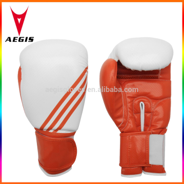 orange PU boxing gloves for women