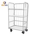 Coasting Warehouse Transport Cage Stock Cart