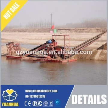 150 cube meter per hour capacity of Bucket chain dredger