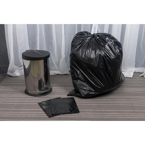 Sac à ordures en plastique robuste noir Heat Sale