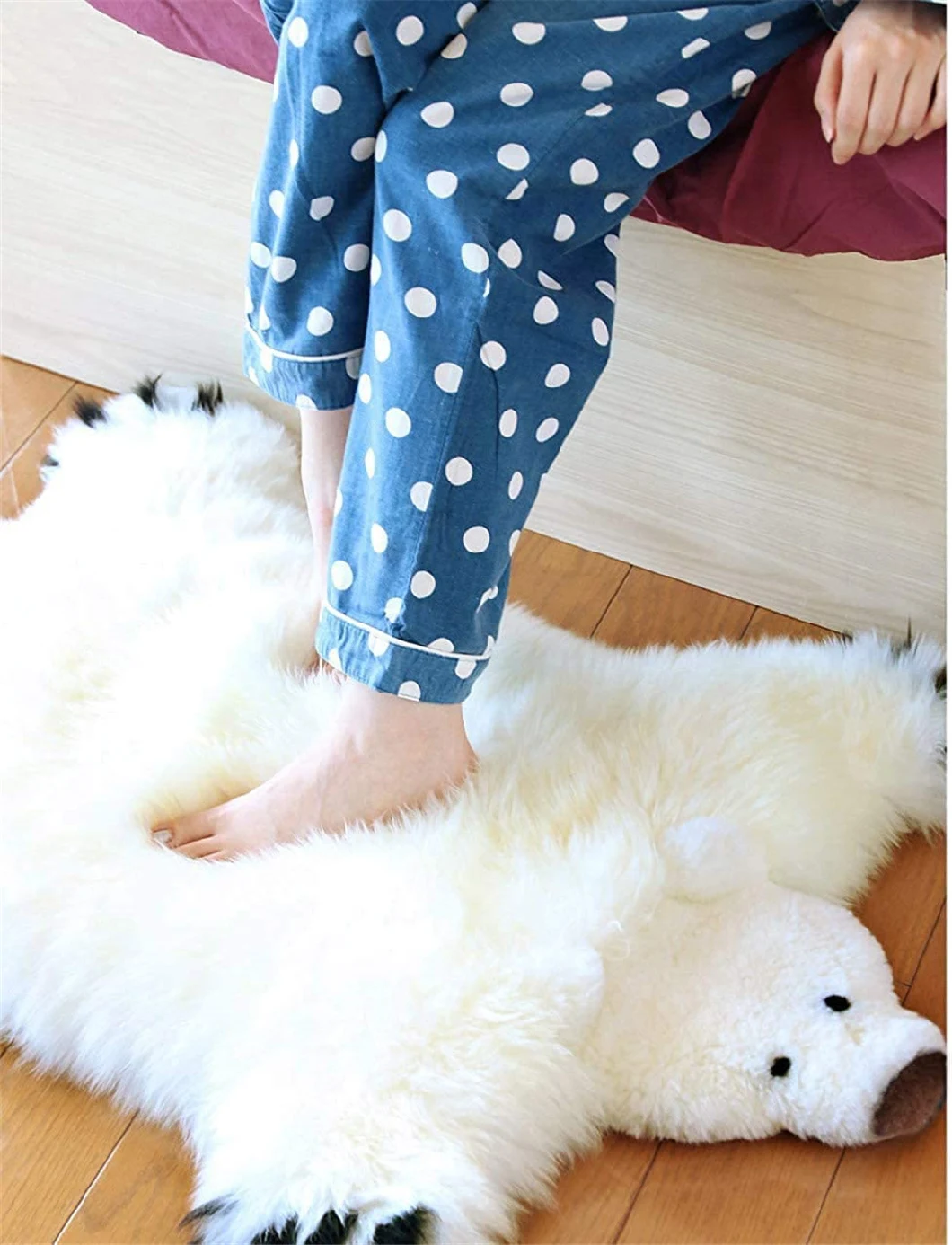 Baby Sheep Wool Rugs Wholesale