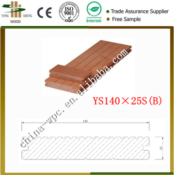 WPC soild decking board terrace decorative wood board price wpc flooring