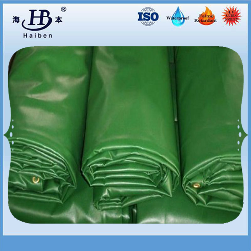 Soft pvc coated tarpaulin fabric for truck cover