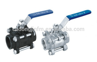 3PC Stainless Steel Threaded End Ball Valve