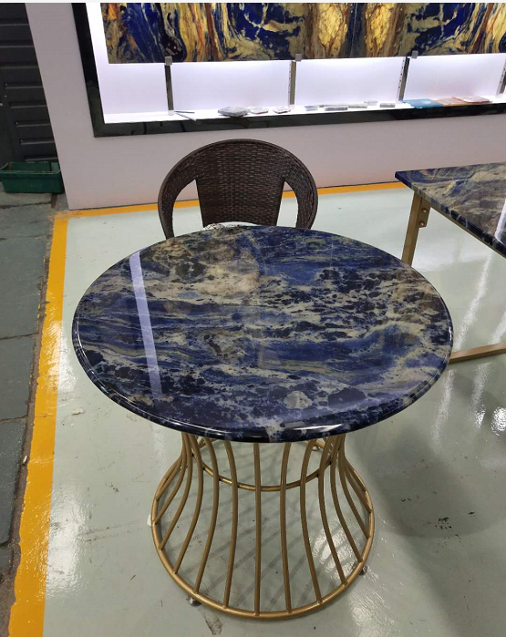 Blue Sodalite Stone Table 1