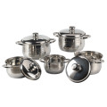 9 PCS Kitchen Pot Stainless Steel Cookware Set