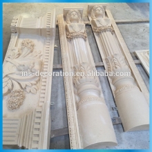 Sandstone design of gate pillars