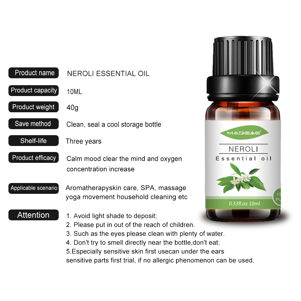 Hot Sale Natural Neroli essential Oil Skin Care