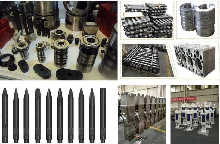 Hm800 Hydraulic Rock Breaker Parts Piston for Sale