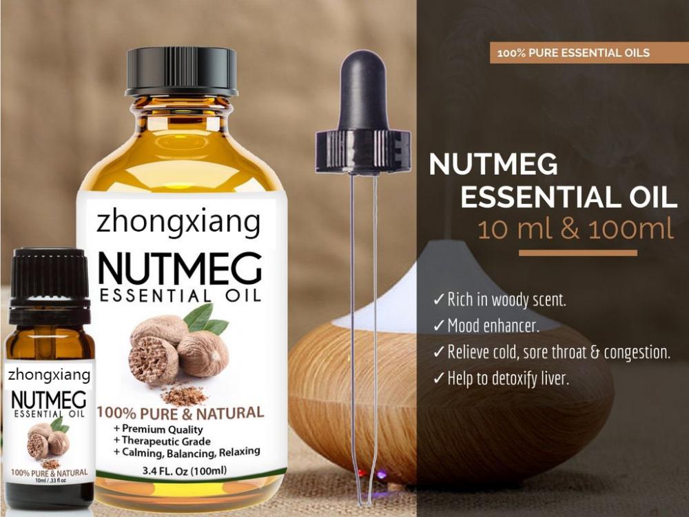 Pure Mace Nutmeg Oil for Food Flavor Additive