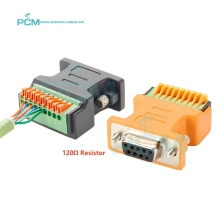 CAN Bus Adapter with Spring Terminal Block and 120 Ohm Resistor: PCM-0391