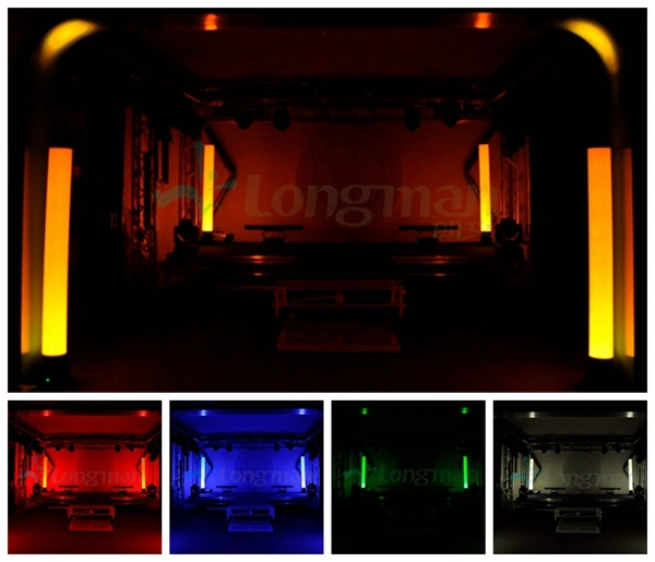 Indoor 9X10W RGBW DMX PAR LED Battery Powered DJ Lights