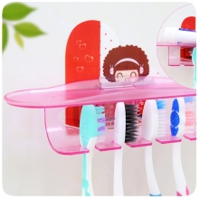 J524 toothbrush holder with home suction cup toothbrush holder